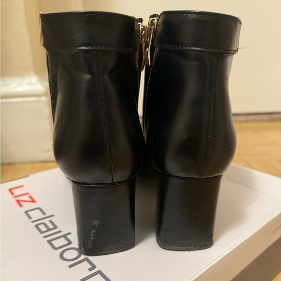 Liz Claiborne Black heel booties size 9 - Picture 11 of 11